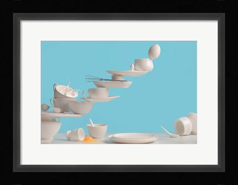 Framed One Touch Omelette Print