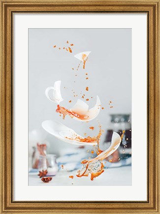Framed Broken Cup Print