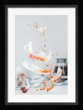 Framed Broken Cup Print