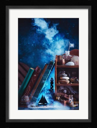 Framed Black Pearl Print