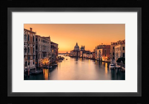 Framed Dawn on Venice Print
