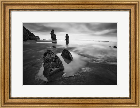 Framed Three Sisters Beach Print