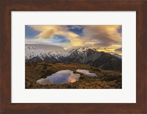 Framed Mountain Light Print