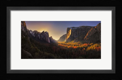 Framed Yosemite Firefall Print