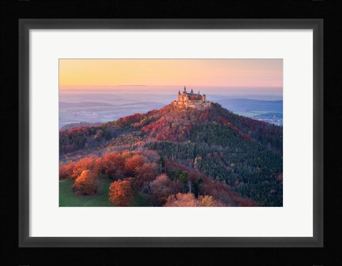 Framed Golden Autumn Evening Print