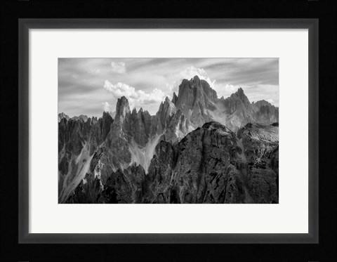 Framed Peaks Print