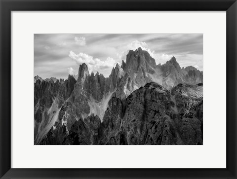 Framed Peaks Print