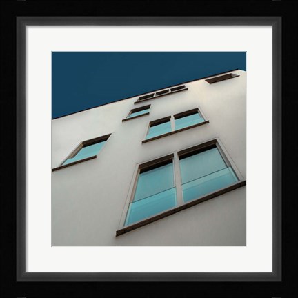 Framed Ten Little Windows II Print