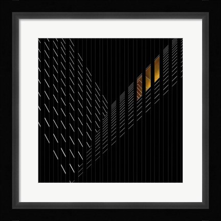 Framed Light Rail Print