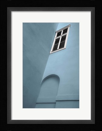 Framed White Window Print