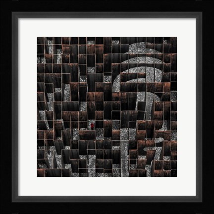 Framed Labyrinth Print