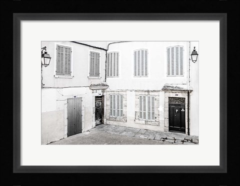 Framed White Corner Print