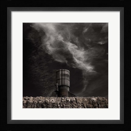 Framed Cement Factory Print