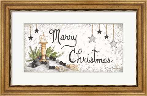 Framed Christmas by Candlelight Print