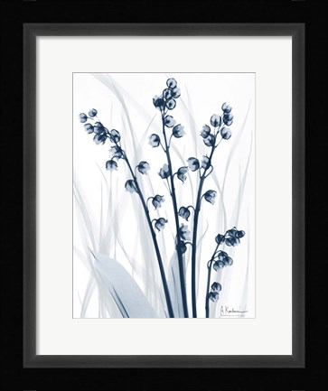 Framed Radiant Blues 1 Print