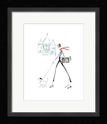 Framed Paris Montmartre Print