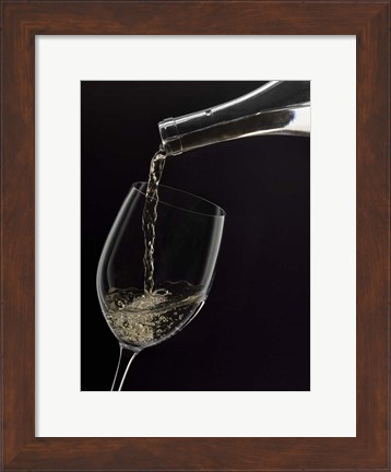 Framed Wine Pour 2 Print