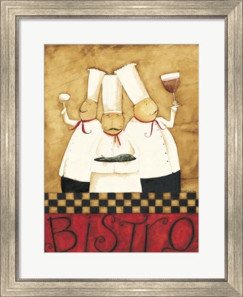 Framed Happy Chefs Print