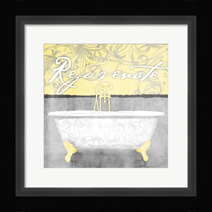 Framed Yellow Rejuvenate Print