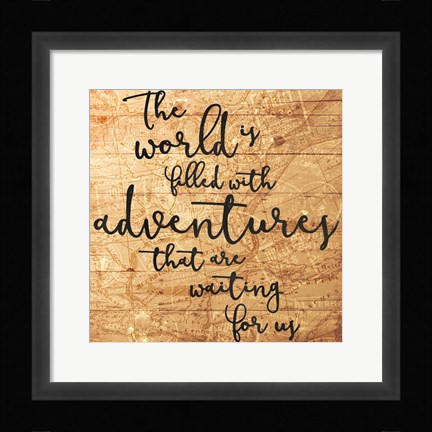 Framed Adventures Print