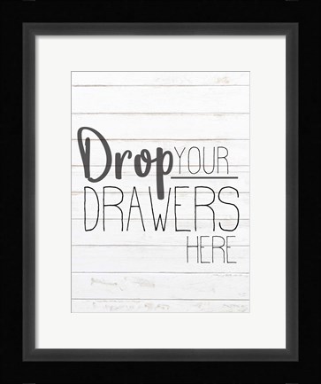 Framed In The Laundry 1 Print