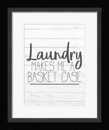 Framed In The Laundry 3 Print