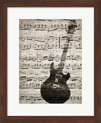 Framed Music Sheets 3 Print