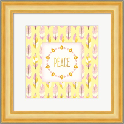 Framed Boho Peace Print