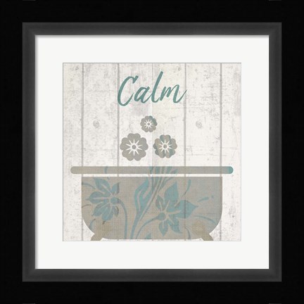 Framed Calming Meditation Print