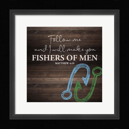 Framed Fishers Of Men Print