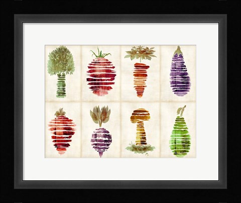 Framed Veggies Print
