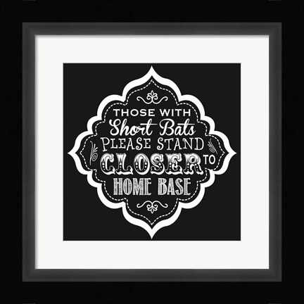 Framed Bath Chalk 05 Print