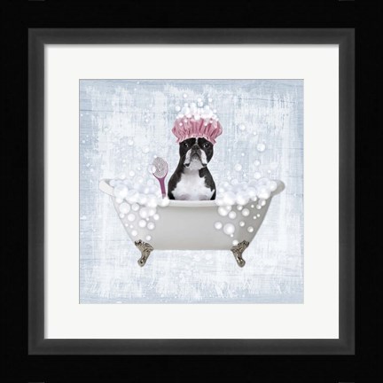 Framed Bath Time Bubbles 2 Print