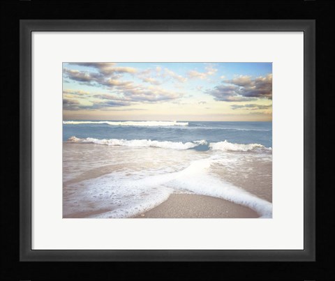 Framed Splitting Waves Print
