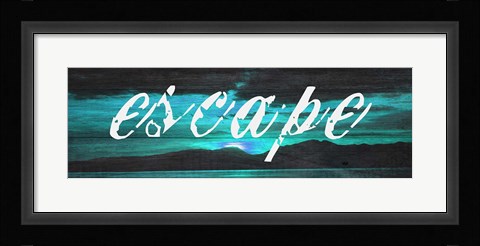 Framed Escape Print