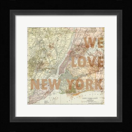 Framed New York City Print