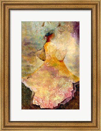 Framed Flourished Dancer 2 Print