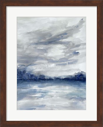 Framed Stormy Shores 1 Print