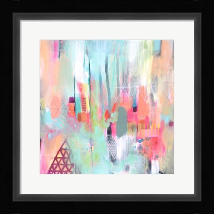 Framed Vibrant Spring 2 Print