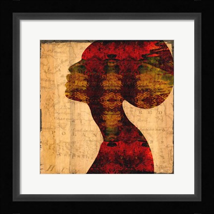 Framed Nubian Queen II Print