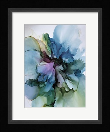 Framed Floral Vibrant 1 Print