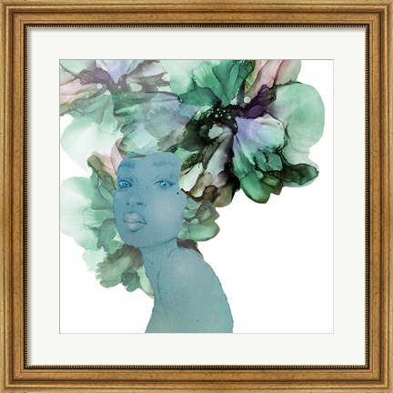Framed Flower Girl Print