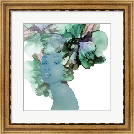 Framed Flower Girl Print