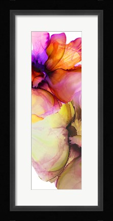 Framed Vibrant Pink Florals 2 Print