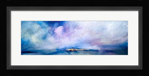 Framed Bright Seascape Lumiere Print
