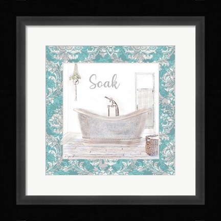 Framed Soaking Tub Print