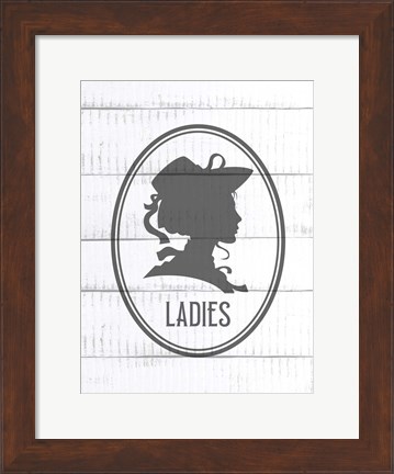 Framed Ladies and Gents 1 Print