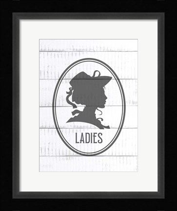 Framed Ladies and Gents 1 Print