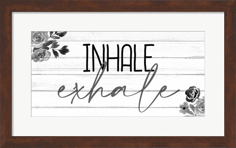 Framed Inhale 1 Print