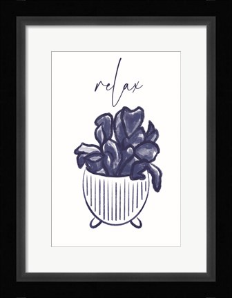 Framed Relax 1 Print